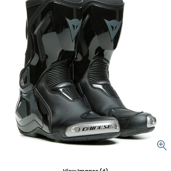 Black Motorcycle Boots